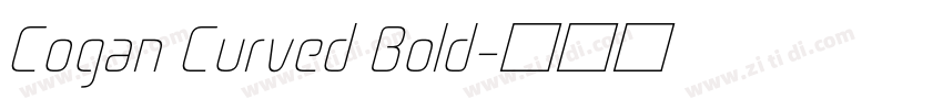 Cogan Curved Bold字体转换